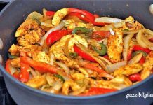 chicken fajita yemeği tarifi