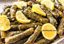 zeytinyağlı yaprak sarma tarifi