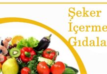 şeker içermeyen gıdalar
